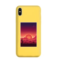 Sarı Lansman Telefon Kılıfı Iphone XS
