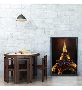 Gece Şehri Paris  Kanvas Tablo