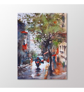 Arty Tablo Suluboya Sokak Tablo (Karışık)