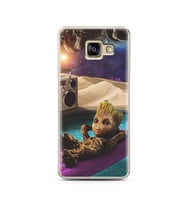 Baby Groot Tasarım Süper Şeffaf Silikon Telefon Kılıfı Samsung A3 (2017)
