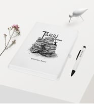 BK Gift Kişiye Özel Tarih Öğretmeni Temalı Beyaz Defter Kalem Hediye Seti - 1