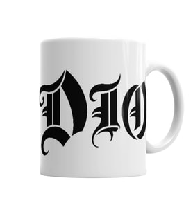 Dio Logo Rainbow Black Sabbath Iron Maiden Kupa Bardak