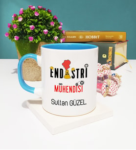 Endüstri Mühendisi Kupa Bardak Mavi