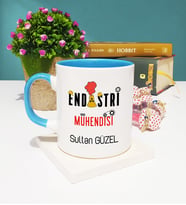 Endüstri Mühendisi Kupa Bardak Mavi
