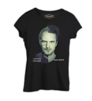 Breaking Bad - I am The Danger Siyah Kadın Tshirt