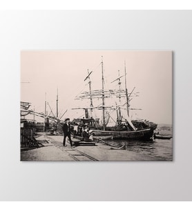 Arty Tablo Galata Wharf, 1890 Tablo (Karışık)