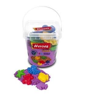 Heroes Kovalı Kalıplı Kinetik Kum 500 Gr  KUM-019 MOR
