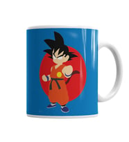 Goku Criança Kupa Bardak Porselen