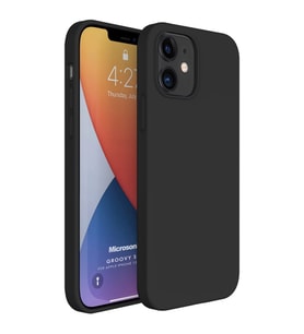 Microsonic Apple iPhone 12 Mini Kılıf Groovy Soft Siyah