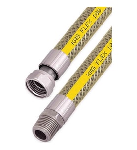 Ocak Flexi Örgülü Doğalgaz Bağlantı Flexi 1/2"-1/2" Kas 100 cm