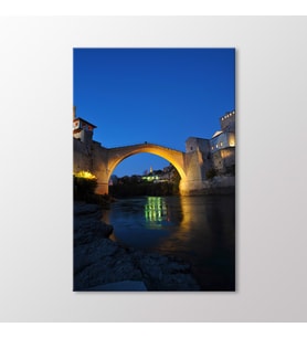 Arty Tablo Mostar Köprüsü Tablo (Karışık)