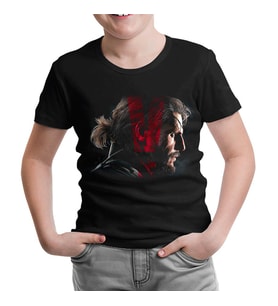 Metal Gear Solid V - The Phantom Pain Siyah Çocuk Tshirt