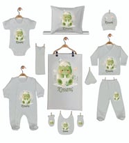 Pia Baby Gl 1924 11 Parça İsme Özel Hastane Çıkışı