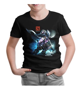 Dota 2 - Luna Siyah Çocuk Tshirt