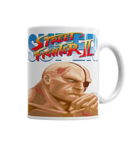 Street Fighter  Sagat Kupa Bardak Porselen