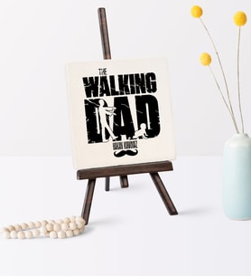 Babalar Gününe Özel The Walking Dad Şovaleli Doğal Taş  1