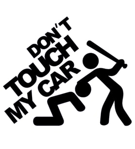 Arabama Dokunma Sticker Yapıştırma
