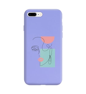 Lila Lansman Telefon Kılıfı Iphone 8 Plus