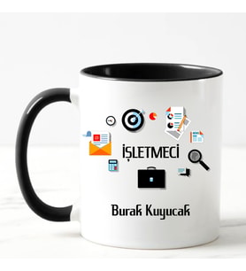 İşletmeci Kupa Bardağı Siyah