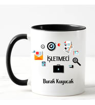 İşletmeci Kupa Bardağı Siyah