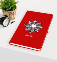 BK Gift Kişiye Özel Polis Temalı Kırmızı Defter - 1