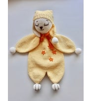 Amigurumi Uyku Arkadaşı Sarışın (Krem)