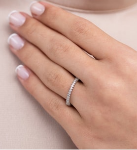 Mode Silver Tek sıra tamtur gümüş yüzük