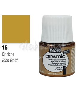 Pebeo Seramik Boyası 15 Rich Gold 45ml