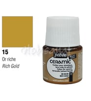 Pebeo Seramik Boyası 15 Rich Gold 45ml