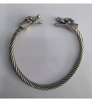 Ejderha Başlı Viking Bileklik Ayarlanabilir Şık  Hediyelik