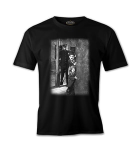 Charlie Chaplin Siyah Erkek Tshirt