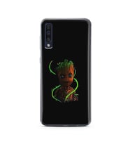 Baby Groot Tasarım Süper Şeffaf Silikon Telefon Kılıfı Samsung A50