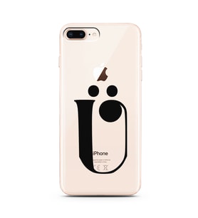 Iphone 8 Plus Harf Tasarımlı Telefon Kılıfı Ü-Harfi 