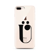 Iphone 8 Plus Harf Tasarımlı Telefon Kılıfı Ü-Harfi 