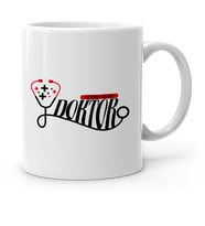 BK Gift Kişiye Özel Mesleki Doktor Beyaz Kupa Bardak  13