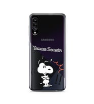 Snoopy Tasarımlı Süper Şeffaf Silikon Telefon Kılıfı Samsung A30s