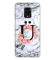 Mermer Tasarım Süper Şeffaf Silikon Telefon Kılıfı Xiomai Redmi Note 9 Pro - Not