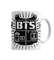 Bts Kore Müzik Kupa Bardak Porselen