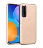 Microsonic Matte Silicone Huawei P Smart 2021 Kılıf Gold