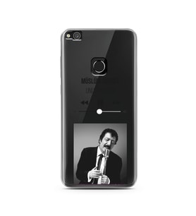 Müslüm Gürses Mp3 Tasarımlı Süper Şeffaf Silikon Telefon Kılıfı Huawei P9 Lite (