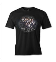 EXO - Group Siyah Erkek Tshirt