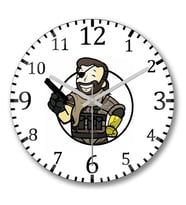 Big Boss Vault Boy Duvar Saati Bombeli Gercek Cam