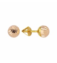Altın Top Küpe 14 Ayar 1,00 Gram