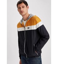 DeFacto Slim Fit Penye Astarlı Yağmurluk Mont N4526AZ21SP (Sarı)