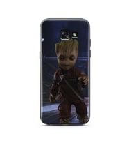 Baby Groot Tasarım Süper Şeffaf Silikon Telefon Kılıfı Samsung A5 (2015)