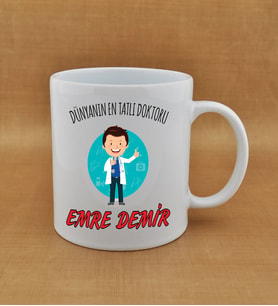 Kişiye Özel  Doktor Baskılı Kupa