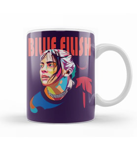 Billie Eilish Kupa   Bardak  Porselen