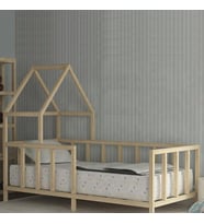 Markaawm Montessori Çocuk Yatak Doğal Çam 90X190 Karyola Selen