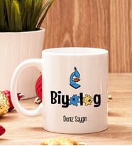 Biyologlara Hediye Beyaz Kupa Bardak