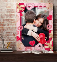 BK Gift Kişiye Özel Fotoğraflı Sanatsal Kanvas Tablo 11  (70x100cm.)